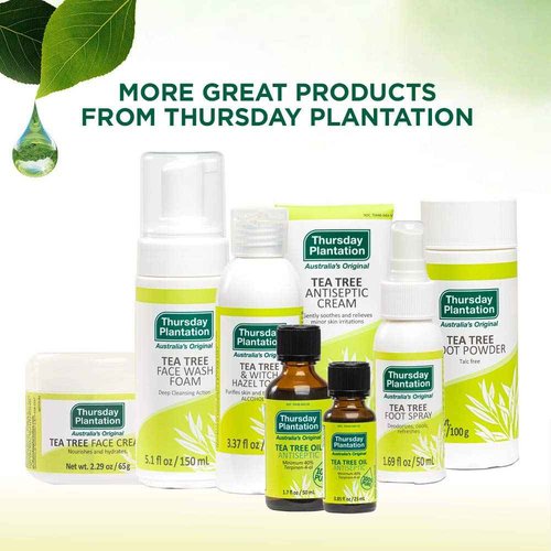 Thursday Plantation Tea Tree Foot Powder, Helps Prevent Foot Odor and Sweat, 3.5 Ounces