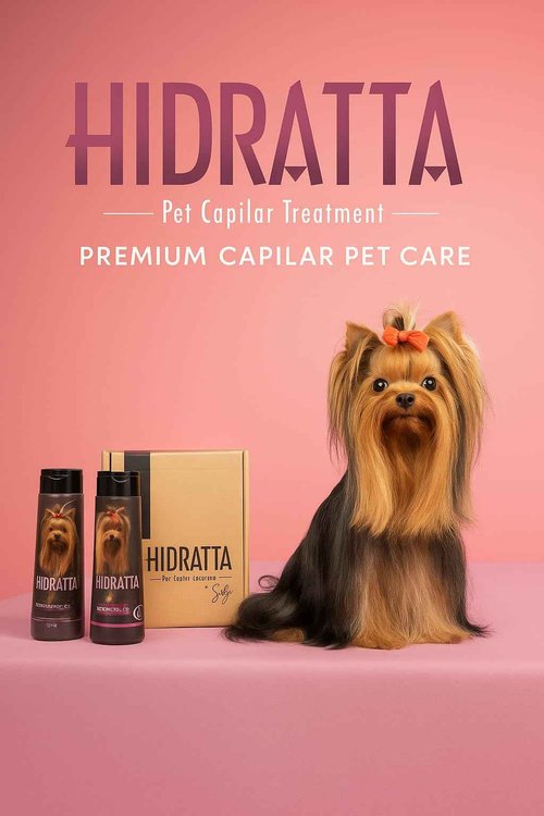 Hidratta Premium Dog & Cat Hydrating Shampoo + Mask Kit – Henna & Natural Oils for Shiny, Tangle-Free Coat – 12.5 oz / 370 ml Set