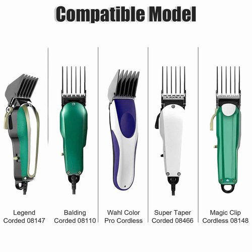8pcs 3 Inches Hair Clipper Guards,Gray Hair Clipper Combs Guides,1 & 1/4" 1 & 1/2" 2",# NO.16 NO.12 NO.10 Compatible with Wahl Most Hairs Clippers