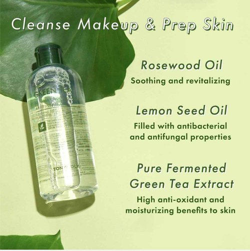 TONYMOLY The Chok Chok Green Tea Cleansing Water, 23 fl. oz.