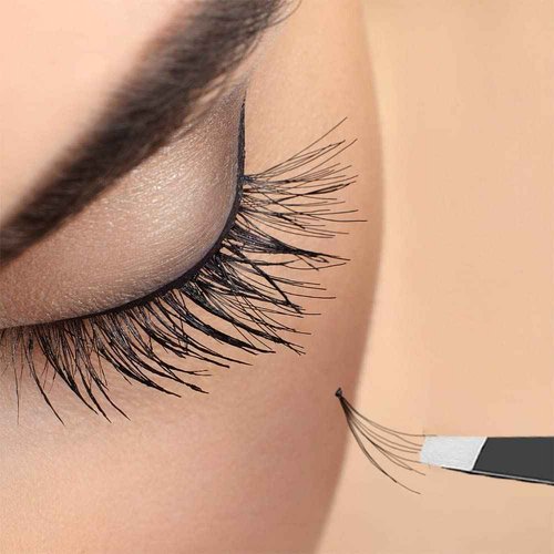 REDANHA Eyebrow Tweezers Set, 10 Pieces Stainless Steel Tweezers Slant Tip Tweezers Facial Hair Eyebrow Precision Tweezers for Women and Men (Black)