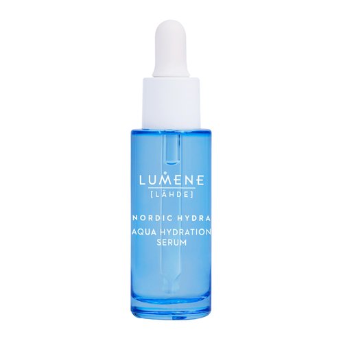 LUMENE Nordic Hydra Aqua Serum | Intense Hydration for Lasting Dewy Skin | With Arctic Spring Water, Hyaluronic Acid & Nordic Red Algae | Lightweight & Hydrating | Vegan | 30 ml
