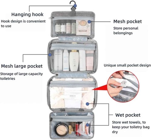 SUTMDO Wash Bags for Boys & Girls,Lightweight Carry-On Size,Toiletry Bag for Traveling,Small Tote Bags,Sport Toiletry Bag, (051hui)