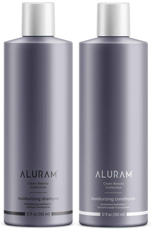 ALURAM Coconut Water Based Moisturizing and Hydrating Hair Shampoo & Conditioner Set, 12 Fl Oz