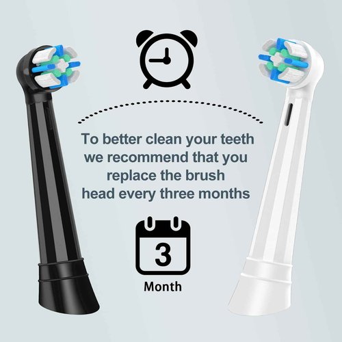 12 Pcs IO Replacement Heads Compatible with Oral B IO 2/3/4/5/6/7/8/9/10/Deep Clean Series Electric Toothbrushes, Medium Softness Brush Heads Compatible with Oral B iO (White)