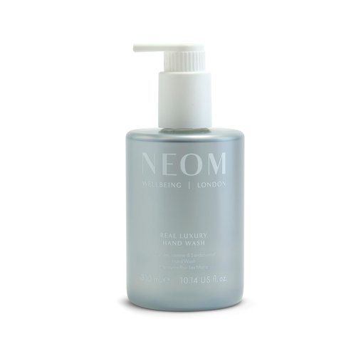 Neom Real Luxury Hand Wash Refill, 600ml I 24 essential oils, including lavender, jasmine and sandalwood I 100% recyclable 600ml refill pouch I Cleanse, Soften and Replenish