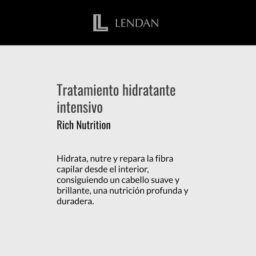 Lendan - Nourishing Shampoo - Rich Nutrition - 1000 ml - with Brazil Nut Oil - Deep Hair Hydration - Rebuilds the Hair Cuticle - Softer and Shinier Hair