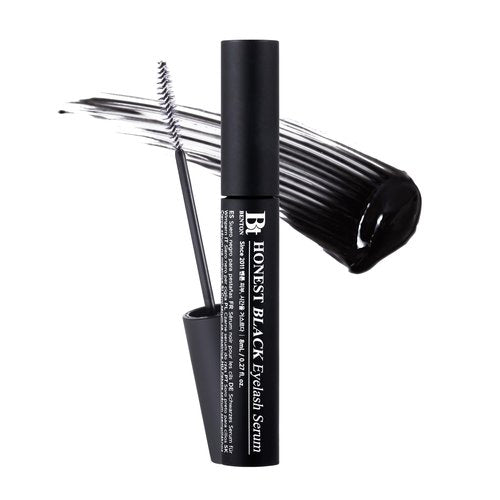 BENTON Honest Black Eyelash Serum - Eyelash Growth Serum for Thicker, Fuller Lashes - Creating a Makeup Look with Black Tint, 0.27 fl. Oz