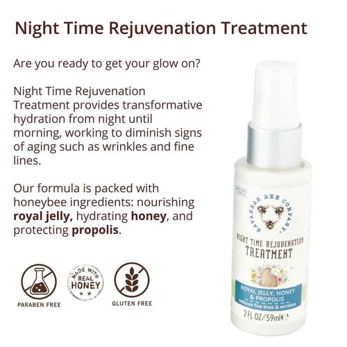 Savannah Bee Company Night Time Rejuvenation Treatment (Pack of 2)