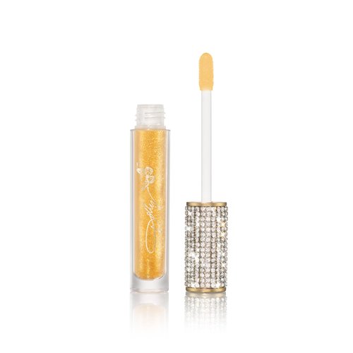 Dolly Beauty Jolene Red Lip Bundle - Heaven's Kiss Lipstick in Jolene Red, Hi-Gloss Lips Lip Gloss in Gold Dust, and Hi-Definition Lip Liner in Ruby - 3 Pack