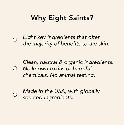 Eight Saints Vitamin C Serum For Face, Anti Aging Facial Serum, Hyaluronic Acid, Vitamin E, Organic Aloe Vera and Jojoba Oil, Hydrating & Brightening Serum for Dark Spots, Fine Lines and Wrinkles, 1oz