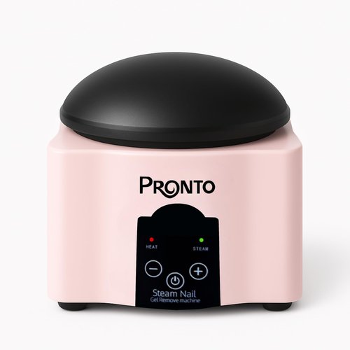 Pronto Electric Nail Soaking Bowl, Nail Steamer for Acrylic, Dip and Gel Removal, Acetone Steamer Nails Soak Off and Nail Polish Remover Machine for Gel Nail Polish Acrylic Steamer Remover, Pink