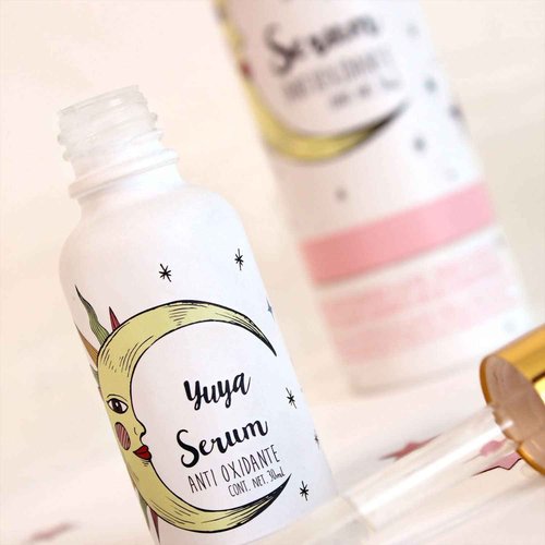 YuYa Cruelty-Free Makeup Red Rose Petal Antioxidant Serum w/White Wine Extract, 30ml - Detox, protect & reduce inflammation for a healthy, glowing skin!