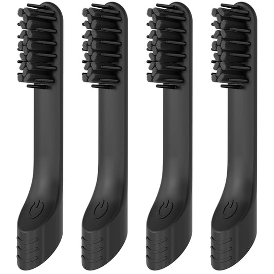 Toothbrush Replacement Heads for Quip, SAREAL 4 Pack Adult Refill Electric Brush Heads for Quip Toothbrush Heads, Electric Brush Heads Refill for Quip Toothbrush Replacemen Heads, Black