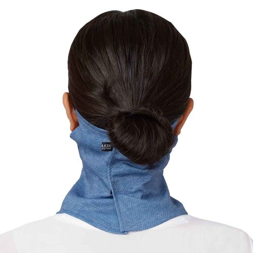 YAKeNU UV CUT MASK UV Sun Protection Mask for Face & Neck, Yake-nu SO-Cool Smart, for Men (532 Heather Blue)