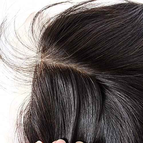 Bella Hair Free Part Silk Base Closure Straight, 130% Density Natural Color Remy Virgin Human Hair 4x4inch Top Closure (12inch)