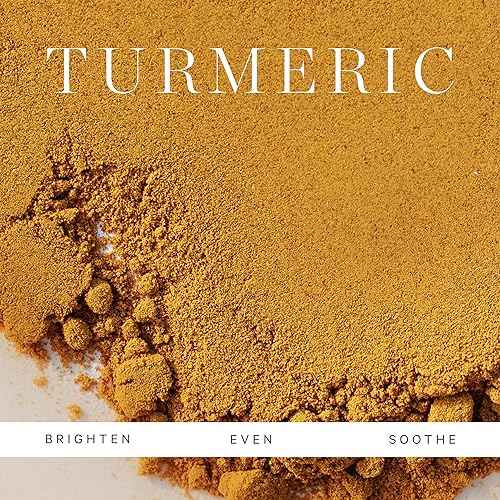 KORA Organics Turmeric Brightening & Exfoliating Mask, Multi-Use Facial Scrub, Polish & Illuminate, Certified Organic Exfoliating Face Mask, Cruelty Free Exfoliator - 3.38 fl oz