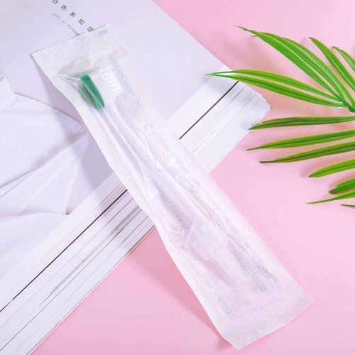 wellgler Oral Care Single Use Suction Swab Toothbrush（20pcs）