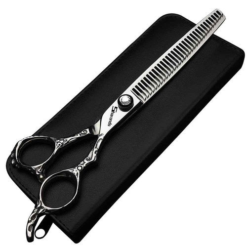 6/7/8 Inch Professional Hair Clippers, Japan 440C Cobalt Alloy Hair Clippers, Hair Clipper for Weight Loss (7 Inch Thin Scissors-AA)