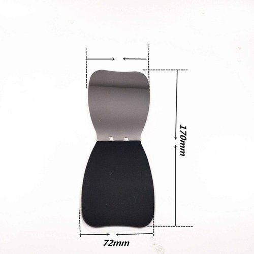 Dental Orthodontic Intraoral Mirror Ortho Lab Instruments Photographic Mirrors Double Side Photographic Reflector,Anti- sctraching Surface,Rhodium Plated