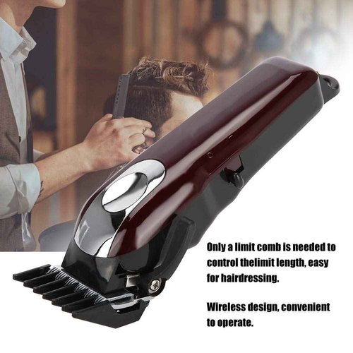 Hair Clipper, Professional USB Barbering Clipper Home Hair Cutting Kit with 4 Limit Combs for Men Women Kids Family Use