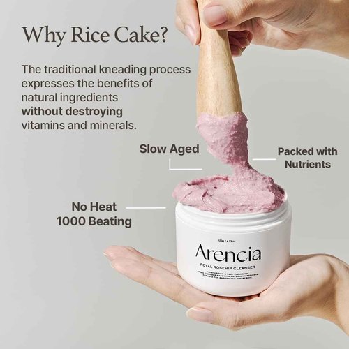 Arencia Pore Perfection & Firming Duo with Rosehip Rice Mochi Cleanser & Overnight Red Smoothie Serum 30