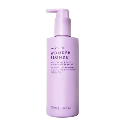 Beauty Pie WonderBlonde Violet Toning Elixir Brightening Shampoo – 10.14 fl oz (300 mL) Purple Shampoo for Blonde & Silver Hair – Anti‑Brass, Hydrating, Shine‑Enhancing Formula