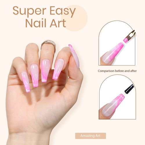 beetles Gel Polish Nail Set 20 Colors Cozy Campfire Collection Orange Green Brown Soak Off Uv Lamp with Beetles Nail Blooming Gel 15ml Clear Uv Led Soak off Nail Gel Diy Nail Art Design Manicure