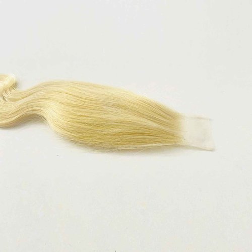 2x6 Blonde Closure Transparent Lcae Brazilian Virgin Remy Hair 10a Middle Part 613 2x6 Lace Closure Body Wave 100% Unprocessed With Baby Hair 12 Inch