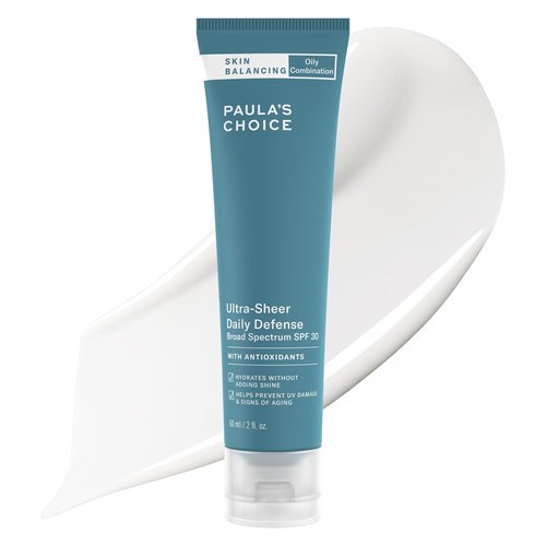 Paula's Choice SKIN BALANCING Ultra-Sheer Daily Defense SPF 30 Oil-Free Moisturizer, 2 Ounce Tube