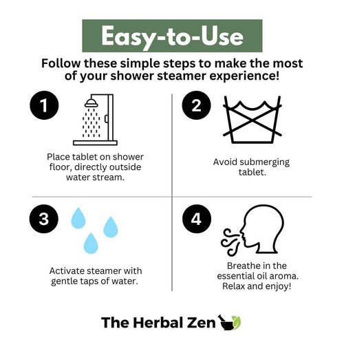 Morning Energy Shower Steamers Aromatherapy for Energy - Christmas Gift - Adult Stocking Stuffer - USA Made - Peppermint & Lemon Shower Bomb Tablets -Soothing Natural Essential Oils (10 Pack)