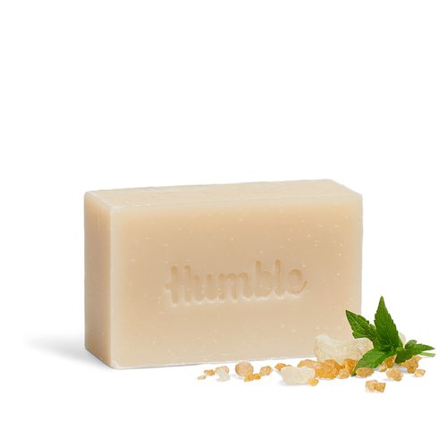 HUMBLE BRANDS Handcrafted Bar Soap, Organic Cold Processed Soap Bars, Moisturizing Face & Body Cleanser - Patchouli & Copal - 3 pack