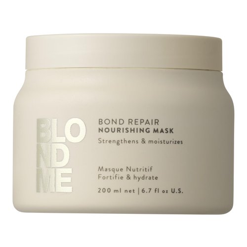 BlondMe Bond Repair Nourishing Mask for Blonde Hair, 6.7 Fl Oz | Intensive Hair Treatment | Adds Moisture and Softness |For Blonde, Lightened, & Grey Hair