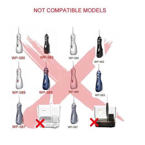 3V Charger Replacement for Waterpik Water Flosser WP360 WP462 WP450 Power Cord Wall Adapter, 5 FT Cable
