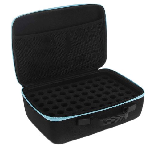 STARVAST 120 Bottle EVA Essential Oil Storage Holder Organizer Carrying Case, Hard Shell Essential Oil Bag with Foam Insert and Carrying Handle Holds 5-15ml Bottles