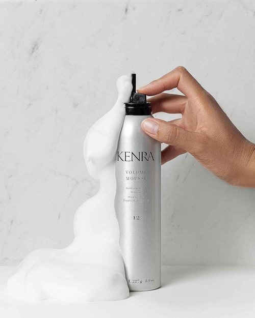 Kenra Volume Mousse 12 | Medium Hold Mousse | Non-Drying, Non-Flaking Lightweight Formulation |Styling Control Without Stiffness Or Stickiness | Tames Frizz & Conditions| All Hair Types| 8 oz (2-Pack)