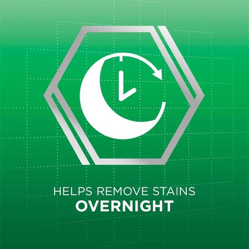 Polident Overnight Whitening Denture Cleanser 120 Tablets (Pack of 2)