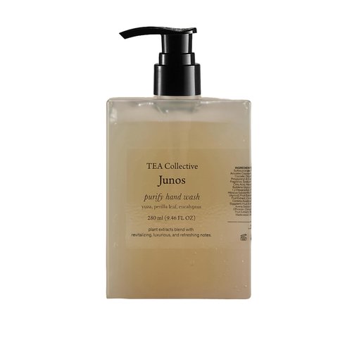 TEA Collective Junos Pufiry Hand Wash | Yuzu, Perilla Leaf, Eucalyptus | 9.46 Fl Oz | Product of Korea