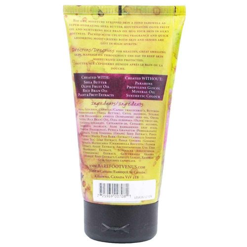 Barefoot Venus Moisturizing Shea Butter Shower Gel & Body Lotion Set (Lemon Freckle)