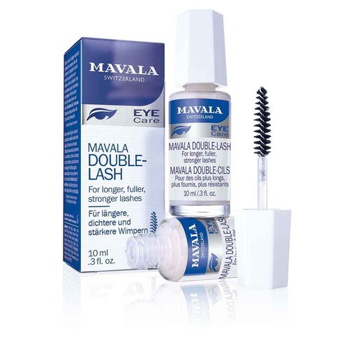 Mavala Double Lash Nutritive Eyelash Serum for the Appearance of Longer Lashes, Natural Looking, Denser Lashes + Eyebrows, 0.3 Ounce Bottle (1 Pack)
