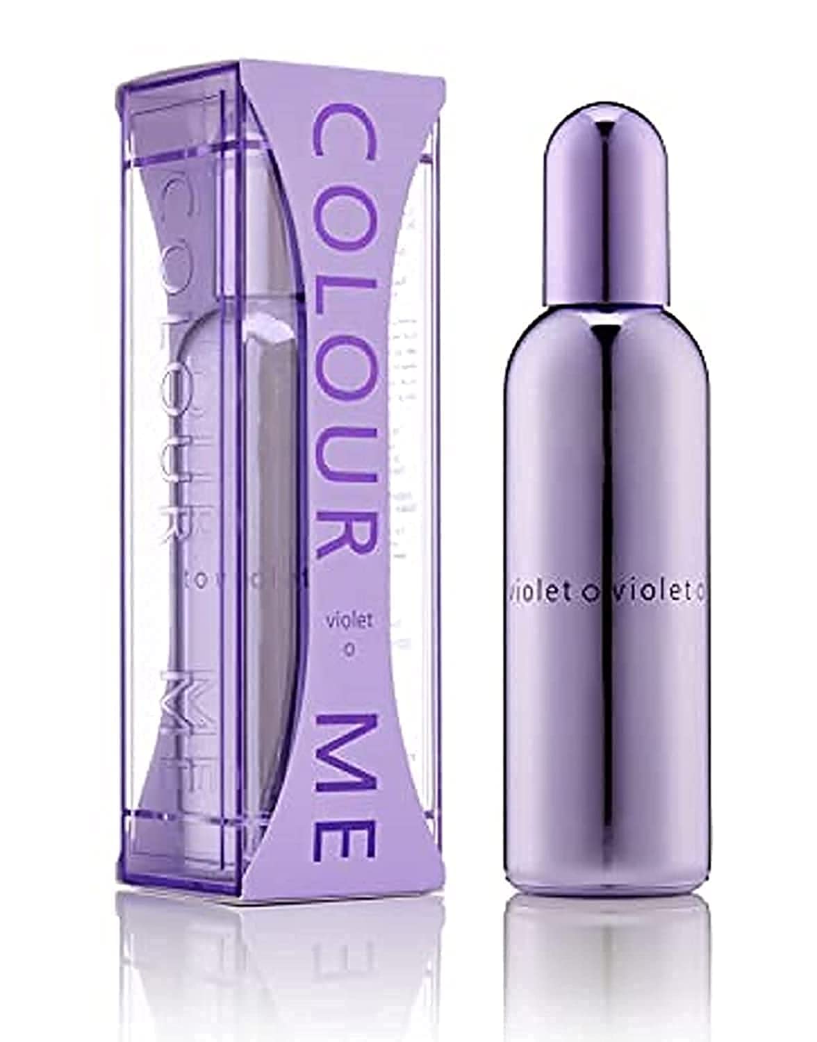 Colour Me Violet by Milton-Lloyd - Perfume for Women - Amber Floral Vanilla Scent - Opens with Citrus, Blackcurrant, and Orange Flower - Blended with Cedar - For Sweet Ladies - 3.4 oz EDP Spray