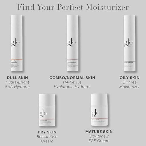 Glo Skin Beauty Hydra-Bright AHA Hydrator, Travel Size - Lightweight, Illuminating Treatment Moisturizer Targets a Brighter, Smoother Complexion (0.75 Fl Oz)