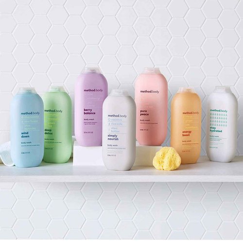 Method Body Wash, Berry Balance, 18 Ounces (Pack of 3)