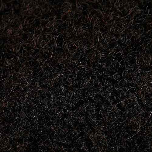 Style Icon 3 Bundles Afro Kinkys Bulk Human Hair (12"/12"/12", Natural Black) - Afro Twist Braids - Kinky Curly Extensions - Dreadlocks - Loc Braiding Hair
