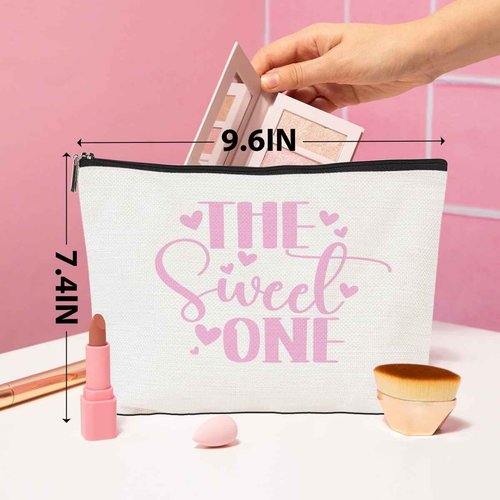CQM Funny Girls Weekend Gifts Girls Trip 2025 Makeup Bag, Cosmetic Case, Pink, Fashion Pattern, Waterproof, Zipper Pouch, 9.6 x 7.4 inches, Perfect for Travel, Makeup, Gift for Women
