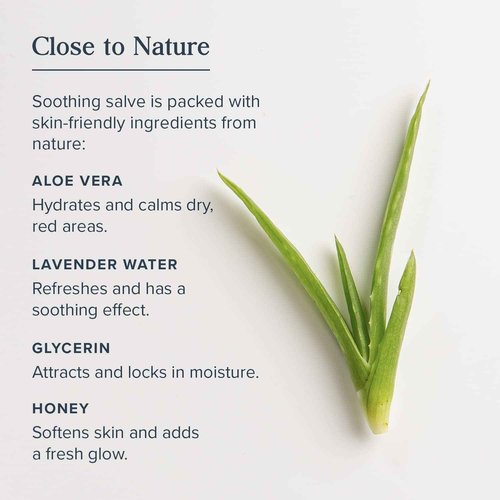 HERITAGE STORE Colloidal Silver Soothing Skin Salve with Aloe Vera, Lavender Water, Honey, Baking Soda & More, Nourishes & Calms Dry, Problem Areas of the Skin, 2oz