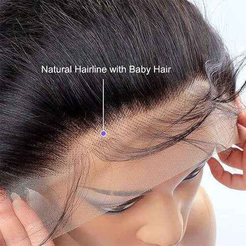 XSY 13x4 HD Lace Frontal Closure Ear To Ear Body Wave Human Hair Frontal Closures Virgin Brazilian Human Hair Invisible Clear HD Film Lace Frontal 14 Inch