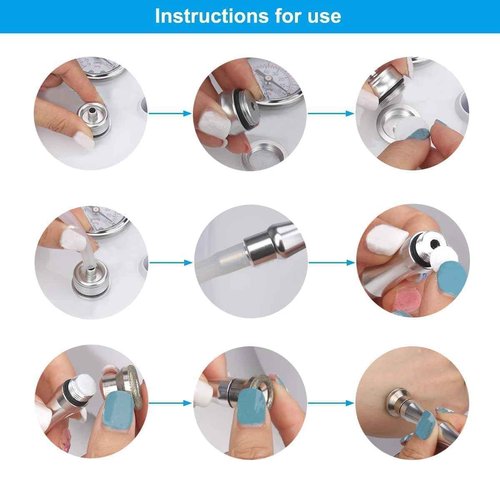 ZEIZOMZER Diamond Dermabrasion Head, Microdermabrasion 9 Tips, Facial Exfoliator Tool for Home