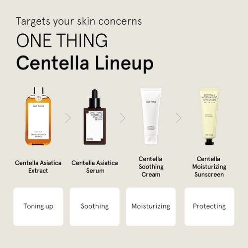 ONE THING Centella Asiatica Extract 5 fl oz + Centella Asiatica Serum 2.7 fl oz