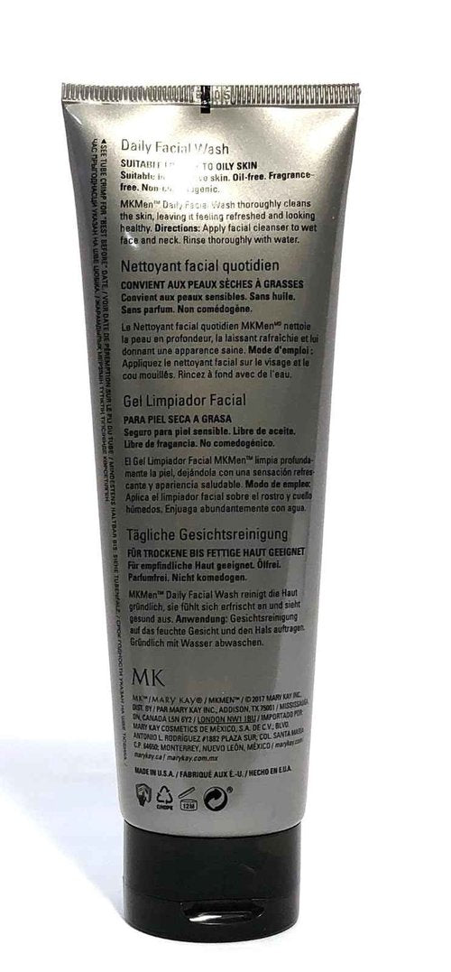 Mary Kay MK Men Daily Facial Wash Cleanser 3.3 fl. oz. / 95 ml